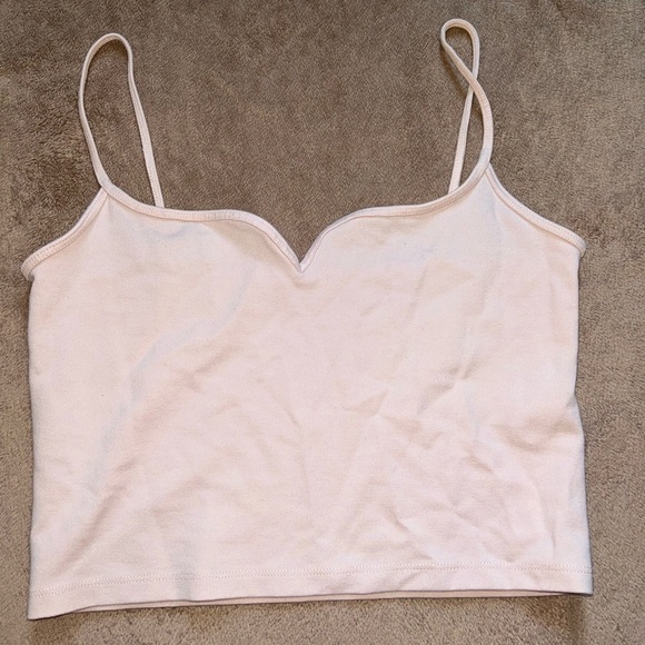 Abercrombie & Fitch Tops - Abercrombie & Fitch Women's
Ponte Sweetheart Top
Color: PINK
Size: PINK M